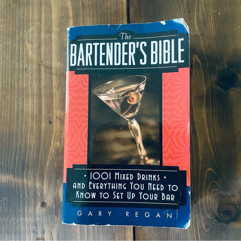 The Bartenders Bible Recipe book